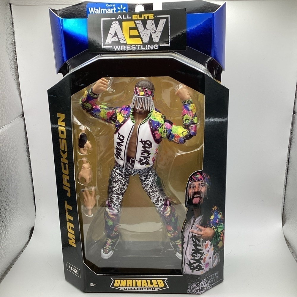 AEW Unrivaled Series Matt Jackson Action Figure Exclusive #142 Young Bucks NIB